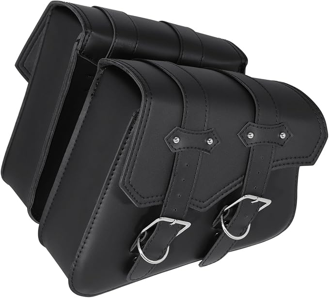 TCMT Motorcycle Saddle Bags Side Tool Bag Luggage Fit - Image 2