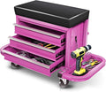 Auto Dynasty 3-Drawer Mechanic Rolling Seat, 350 LBS Capacity Roller Garage by AutoDynasty