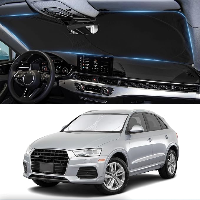 Custom fit Q3 Windshield Sunshade by INSAUTO