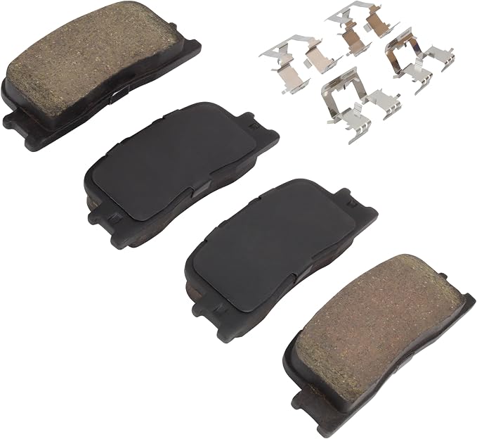 Premium Ceramic Rear Brake Pads Compatible - Image 2
