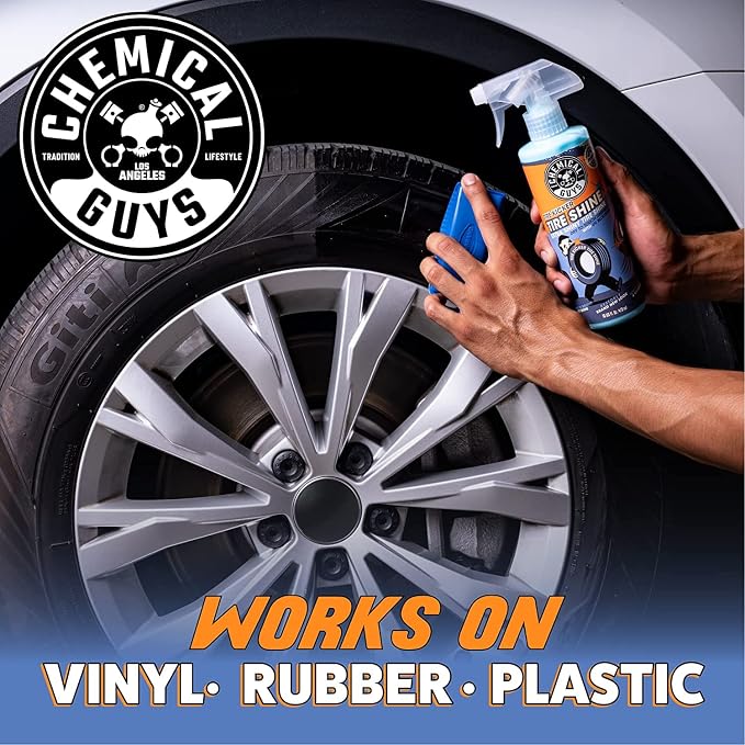 Chemical Guys Tire Kicker Sprayable Extra Glossy Tire Shine - Image 4