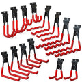 3-H Slatwall Accessories 14 Pack, Slatwall Hooks & Hangers 7 Sizes, Slat Wall by 3-H