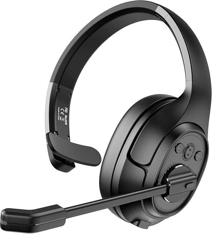 EKSA Noise Cancelling Trucker Bluetooth Headset by EKSA