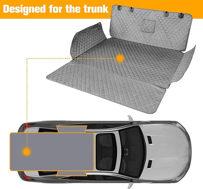 PETICON SUV Cargo Liner for Dogs, Waterproof Pet Cargo Cover Dog Seat Mat for - Image 2