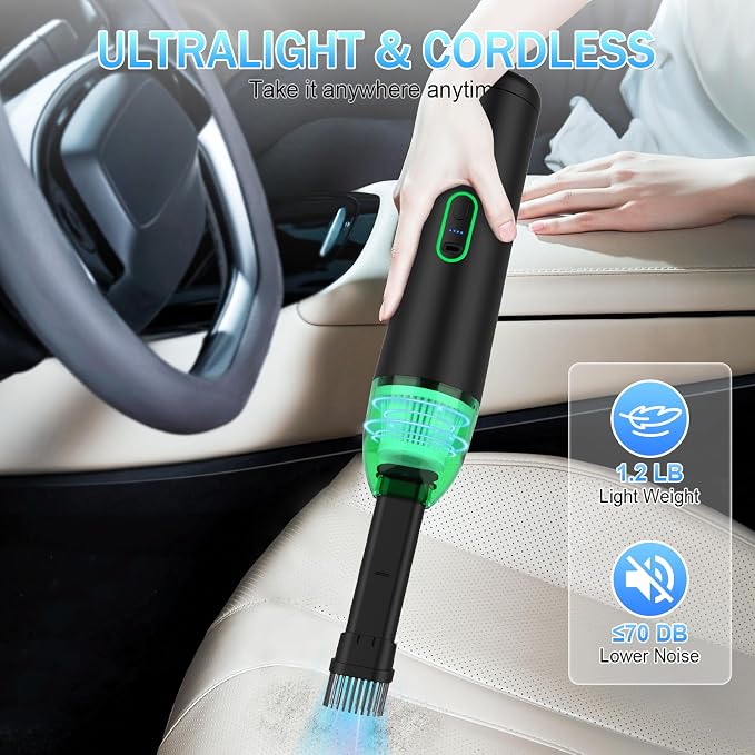 AVCNUJ Handheld Vacuum Cordless, 14000PA Strong Suction - Image 5