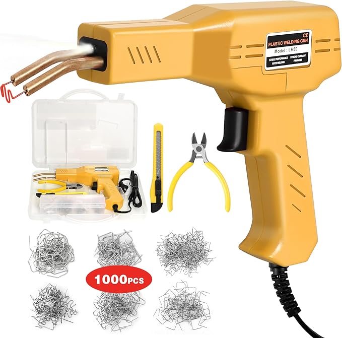 ATOLS Plastic Welder, Plastic Welding Kit, Hot Stapler Kit, Plastic Welder Gun by ATOLS
