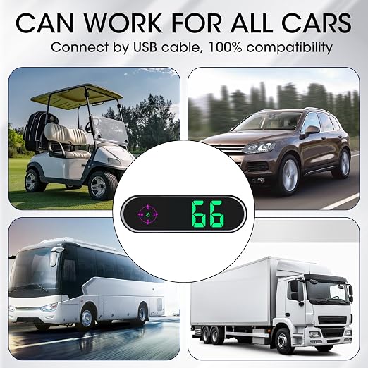 GPS Digital Speedometer for Car MPH, Universal HUD Speed Meter - Image 2
