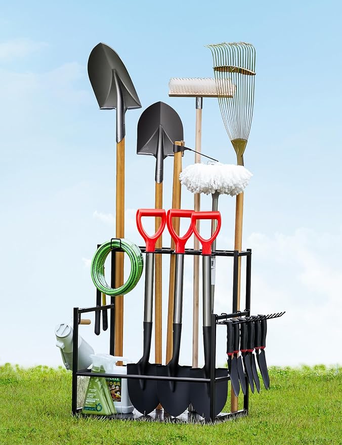Garden Tool Organizer – Heavy-Duty Carbon Steel Storage Rack - Image 9