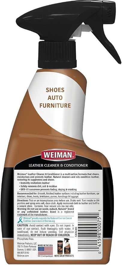 Weiman Leather Cleaner and Conditioner - Image 2