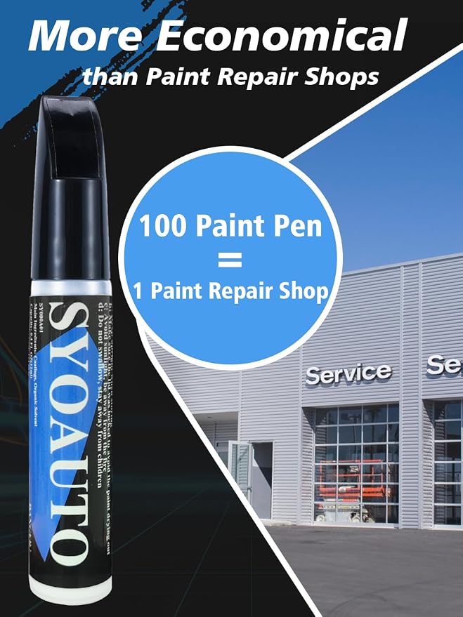 SYOAUTO Silver Touch Up Paint for Cars, Auto Touch Up Paint Silver Scratch - Image 4