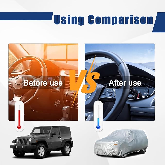 Kayme 6 Layers Car Cover Custom Fit - Image 4