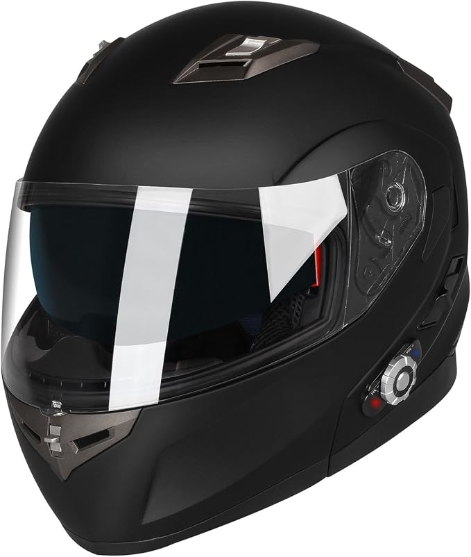 FreedConn BM2-S Bluetooth Motorcycle Helmet, Flip-Up Modular Motorbike Helmet by FreedConn