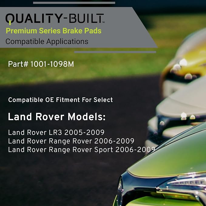 Premium Semi-Metallic Front Brake Pads Replacement - Image 3