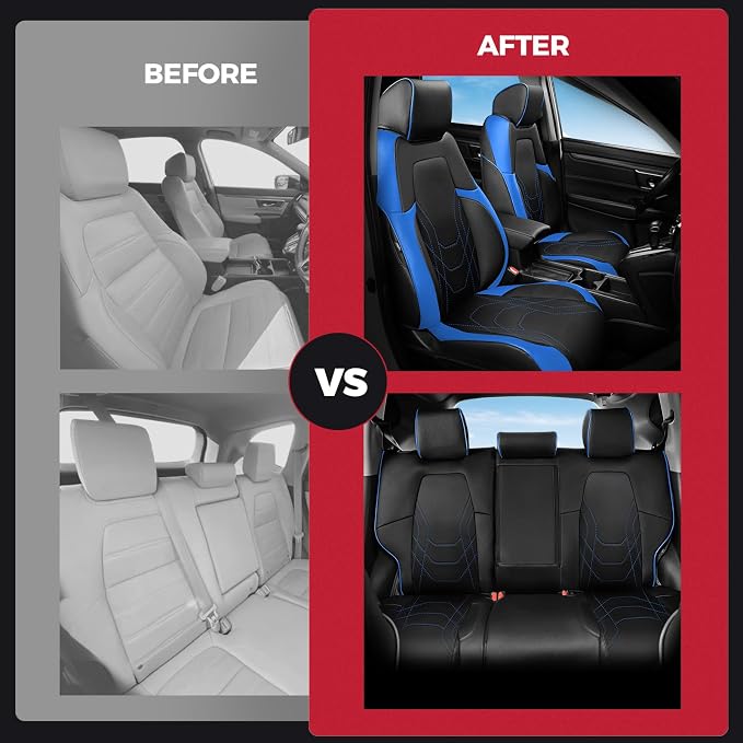 FREESOO CRV Seat Covers Full Set, - Image 7