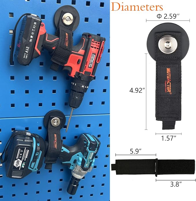 MUTUACTOR 2packs Magnetic Hooks Heavy Duty, Strong Magnet Garage Hook Large - Image 2