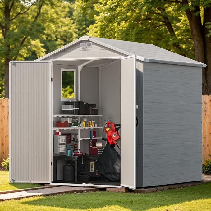 Patiowell 6x6 FT Outdoor Storage Shed - Image 4