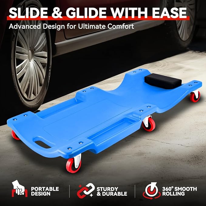 Auto Dynasty 36 Inches Mechanic Creeper, Automotive Garage Repair Low Profile - Image 3
