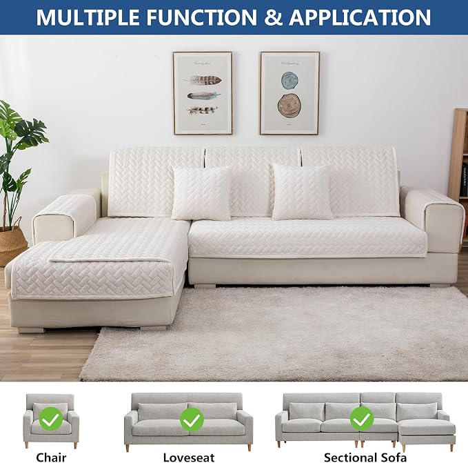 Eismodra Throw Pillows, Couch Cover, Sofa Cover, Sectional Couch Covers - Image 2