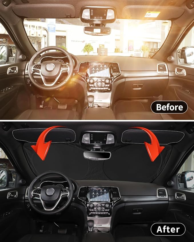 for Odyssey 2026 Windshield Sun Shade Foldable Sunshade fit - Image 5
