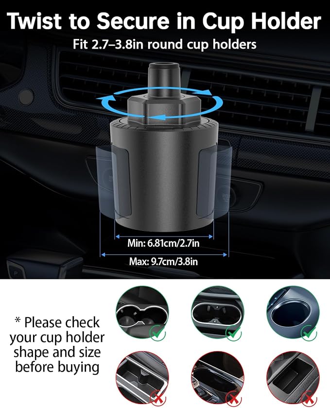 12V Car fan, 3-Speed Portable Vehicle Fan - Image 3