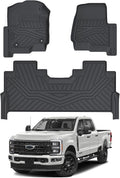 Cartist Floor Mats Fit for 2017-2024 2025 Ford F-250/F-350/F450 Super Duty Crew by cartist