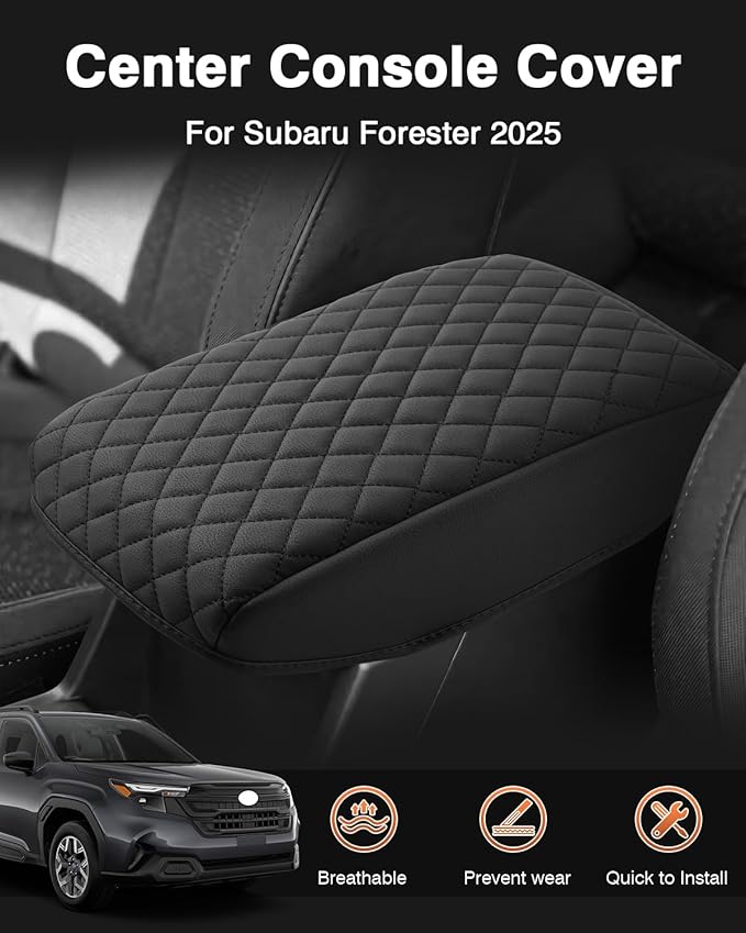 Shademax Custom for 2026 2025 Subaru Forester Center Console Cover Armrest - Image 2