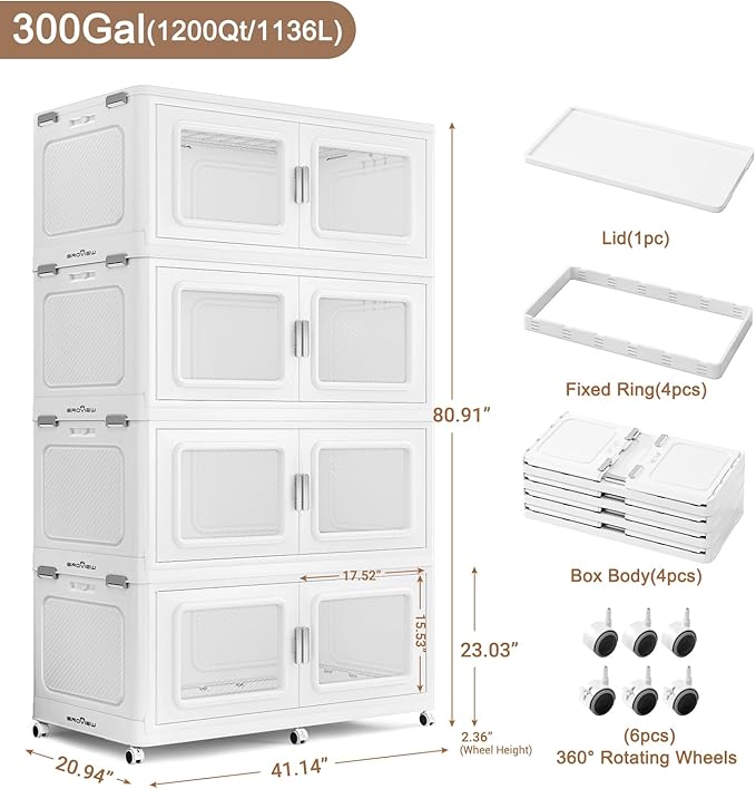 1200 Qt Stackable Storage Bin - Image 2