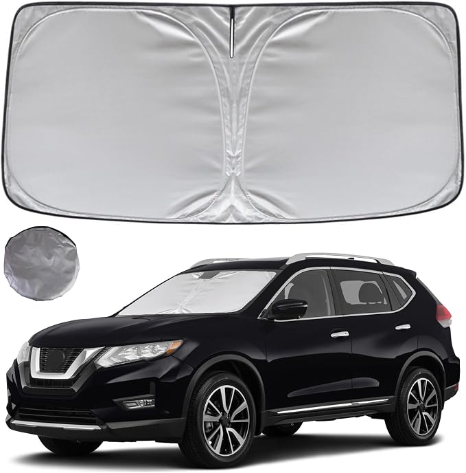 KAYZT Windshield Sun Shade for 2014-2020 Nissan Rogue SUV Foldable Sunshade by KAYZT