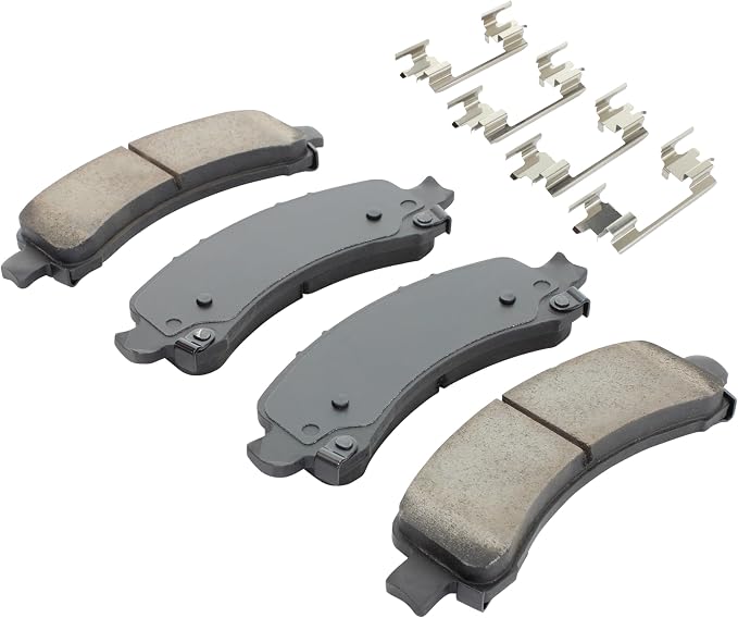 Premium Ceramic Rear Brake Pads Compatible - Image 2