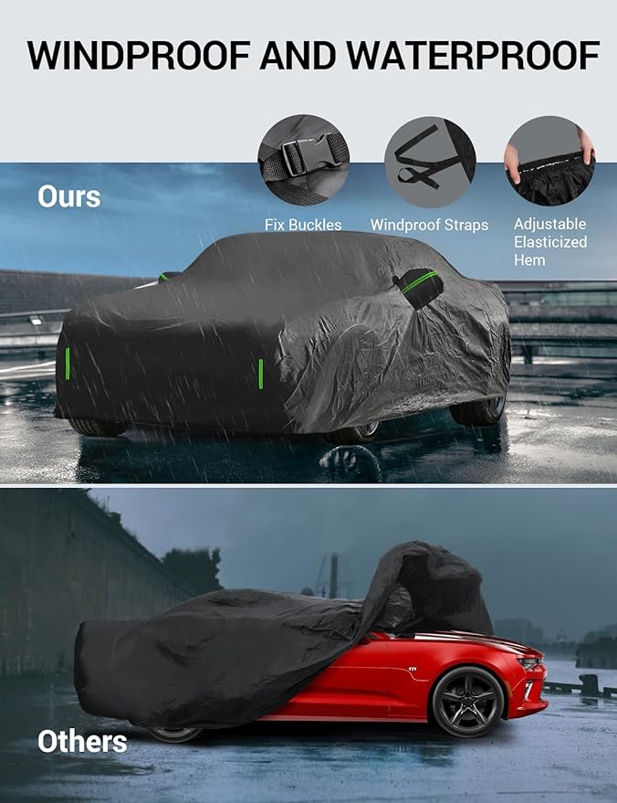 Proadsy 2026 Car Cover for Dodge Charger 2006-2025 2026 Waterproof All Weather - Image 5