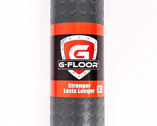 G-Floor Large Coin Pattern Vinyl Garage Floor Protector Mat, Extremely Durable - Image 4