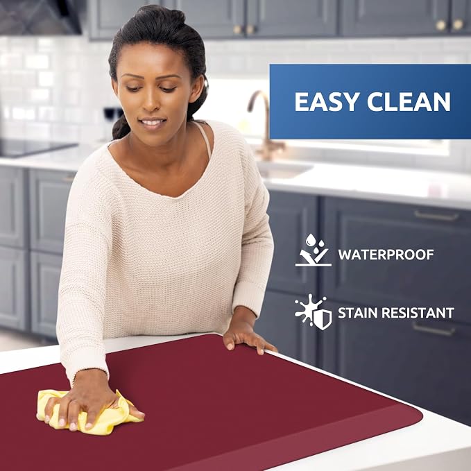 KitchenClouds Kitchen Mat Cushioned Anti Fatigue Rug 20"x39" Waterproof - Image 3