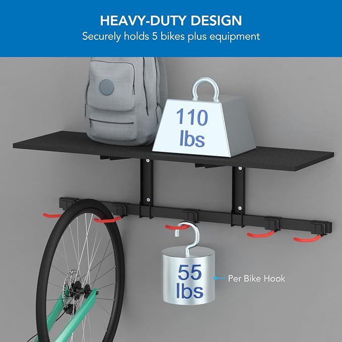 Mount-It! WheelsUp Bike Storage Rack - Image 3