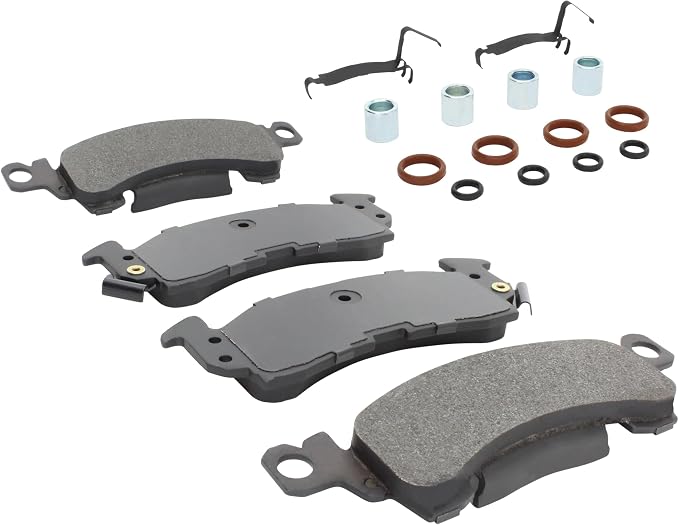 Premium Semi-Metallic Front Brake Pads Compatible - Image 2