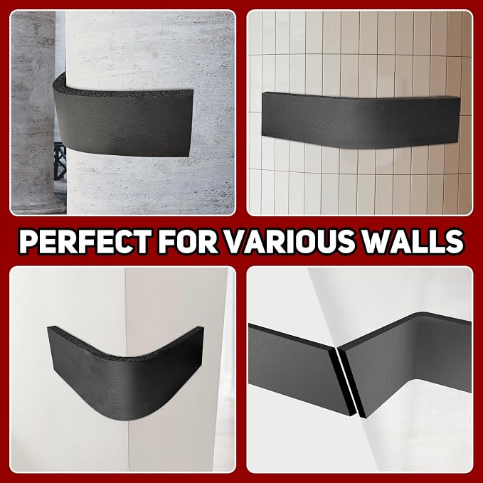 ROBLOCK 4 PCS Garage Wall Protector 17.5x4 inch, Self Adhesive Garage Wall - Image 5