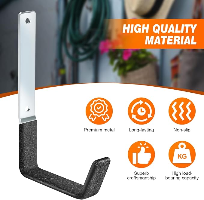 Garage Hooks Heavy Duty Bike Hooks - Image 6