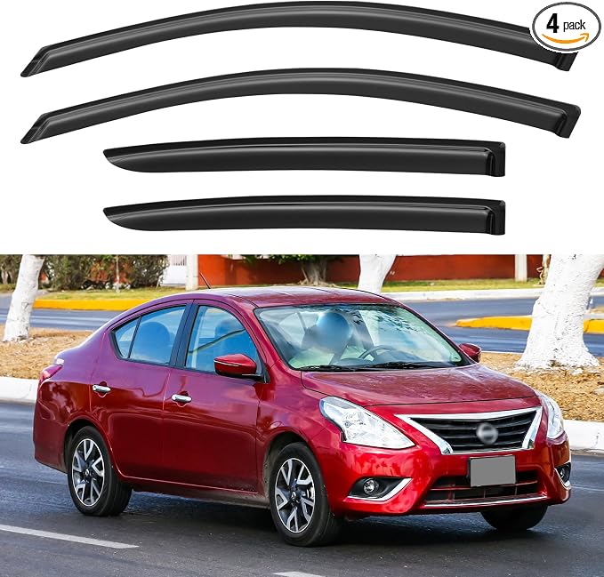 Window Visors Rain Guards Shield by YQAUTEC