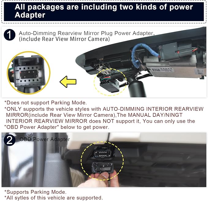 Front 4K & Rear 1080P Dash Cam Custom fit - Image 4