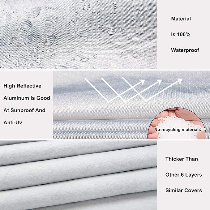 Kayme 6 Layers SUV Car Cover Custom Fit - Image 2