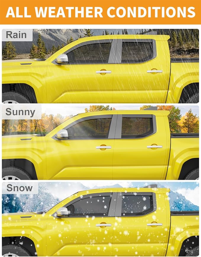 in-Channel Window Rain Guards Fit - Image 6