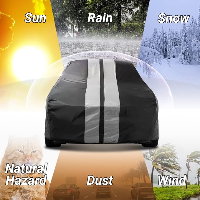 iCarCover Custom Car Cover for 1979-2004 Ford Mustang Waterproof All Weather - Image 6