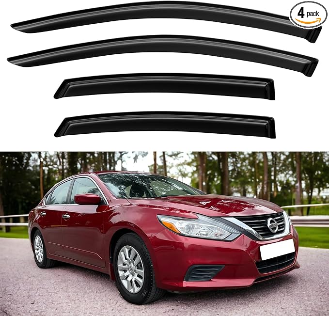 Window Visors Rain Guards Shield by YQAUTEC