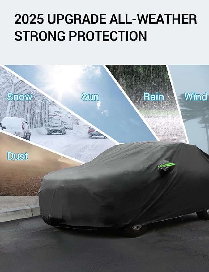 Proadsy 2025 Upgrade Car Cover for Nissan Rogue 2020-2024 2025, Waterproof All - Image 3