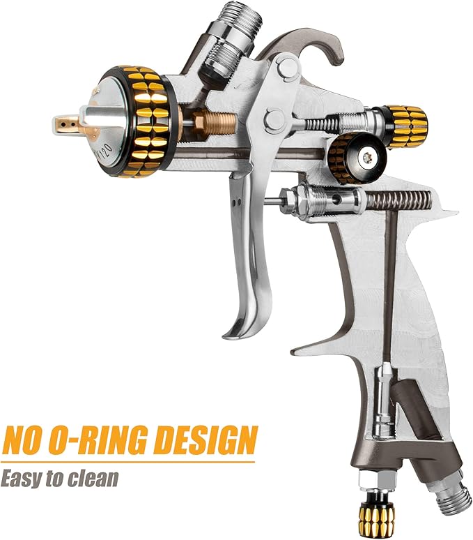 BEETRO HVLP Touch Up Mini Air Spray Gun - Image 5