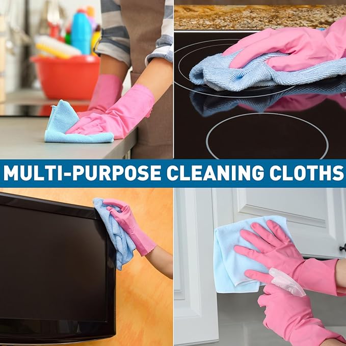 Microfiber Towels Bulk-400 Pack, Cleaning Cloths, Microfiber Towels - Image 5