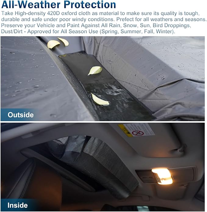 Car Cover Waterproof for 2007-2025 Chevy Suburban/GMC Yukon XL/Cadillac - Image 5
