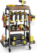 Power Tool Organizer Garage Storage Organization Shelving Tool Holder Drill by Olakee