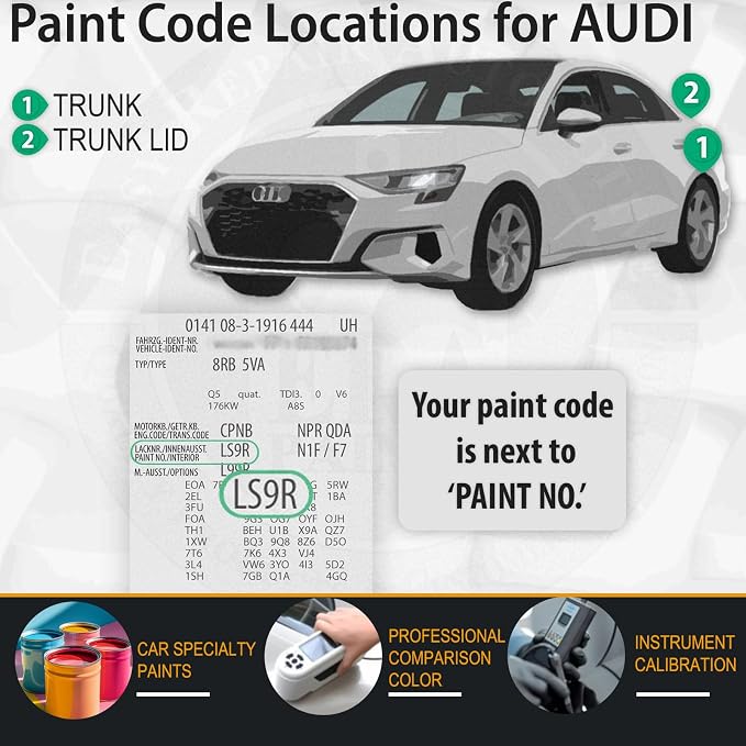 LZ7S/6Y Daytona Gray Pearl Car Touch Up Paint - Image 6