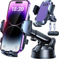 HTU 2025 Upgraded Car Phone Holder 【Safety Certs & No Smell】 Cell Phone Holder by HTU15yearsincarmounts