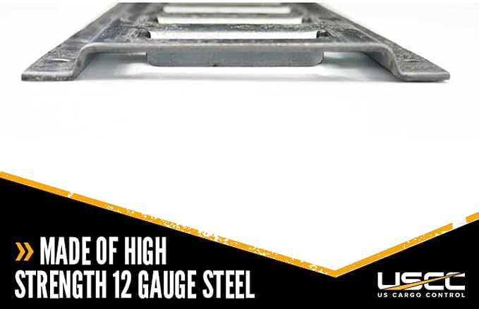 US Cargo Control E Track, Made in USA, 12 Gauge Steel 5 FT Galvanized E Track - Image 3